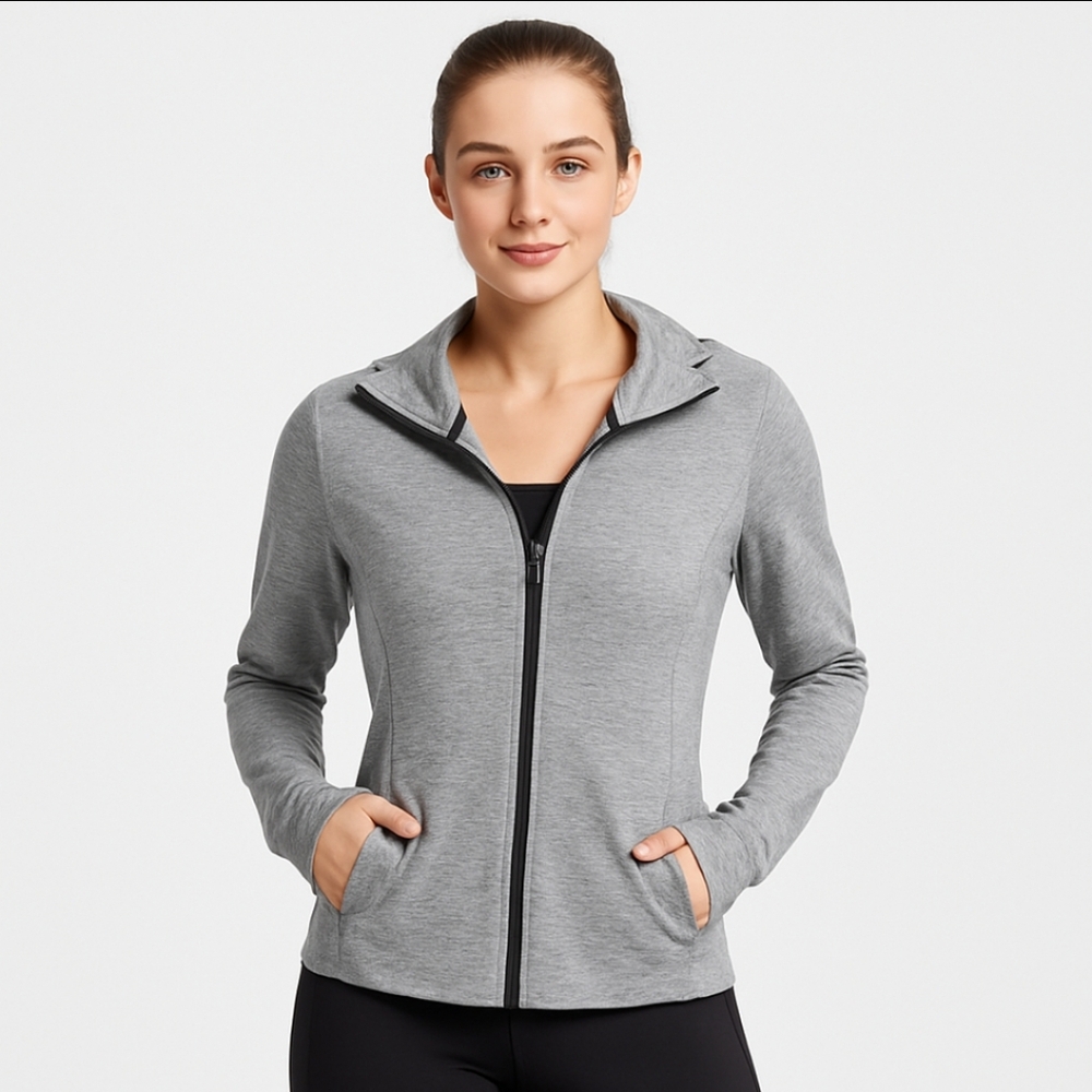 Tek Gear Gray Sporty Hoodie Sz Small